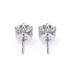 Brilliant Round Cut Natural Diamond Stud Earrings