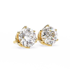 Brilliant Round Cut Natural Diamond Stud Earrings