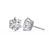 Brilliant Round Cut Natural Diamond Stud Earrings