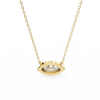 Marquise-Cut Evil Eye Natural Diamond Pendant