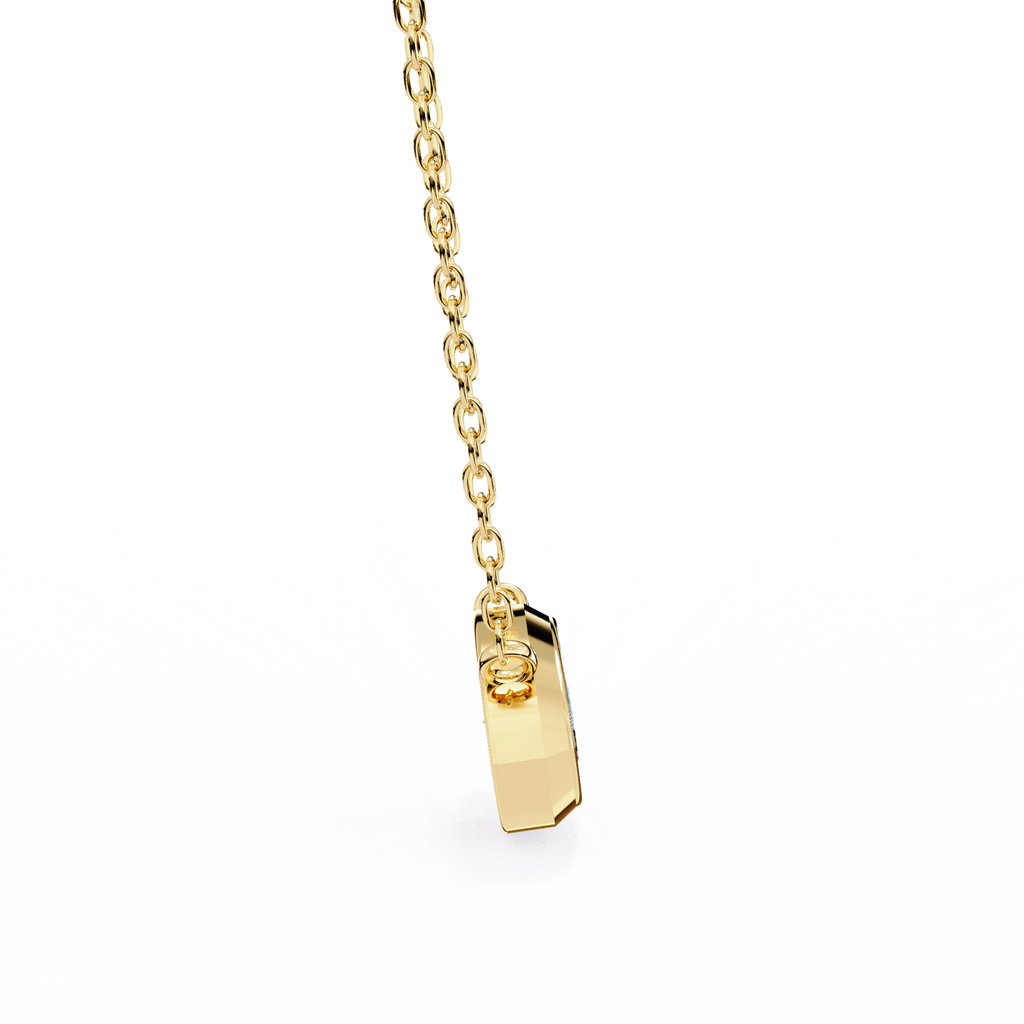 Marquise-Cut Evil Eye Natural Diamond Pendant