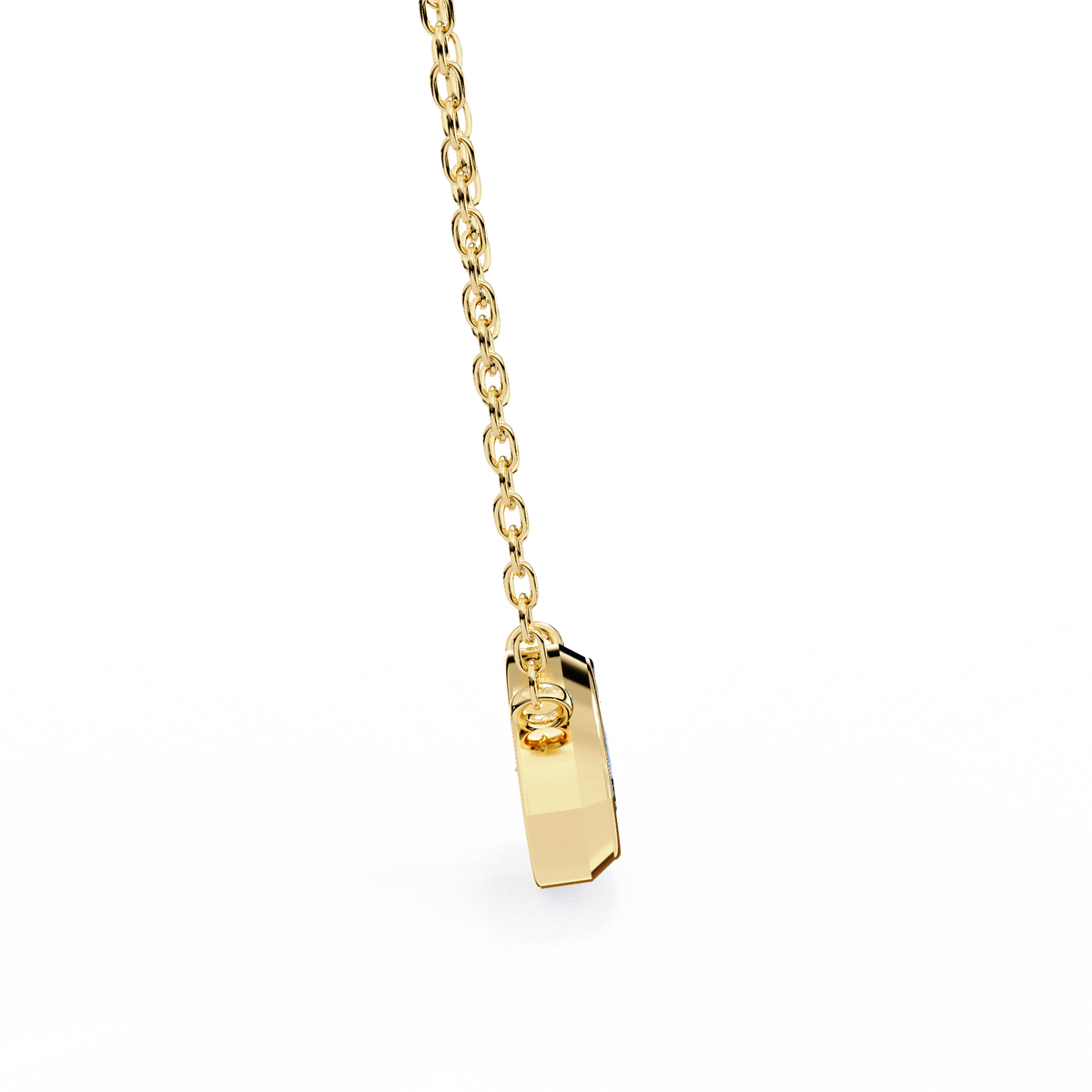 Marquise-Cut Evil Eye Natural Diamond Pendant