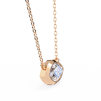 Marquise-Cut Evil Eye Natural Diamond Pendant