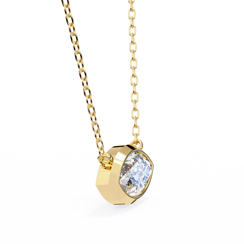 Marquise-Cut Evil Eye Natural Diamond Pendant