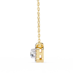 Natural Diamond Halo Luxe Pendant