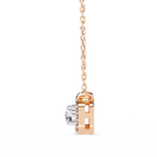 Natural Diamond Halo Luxe Pendant