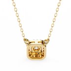 Natural Diamond Halo Luxe Pendant