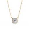 Natural Diamond Halo Luxe Pendant