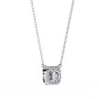 Natural Diamond Halo Luxe Pendant