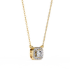Natural Diamond Halo Luxe Pendant