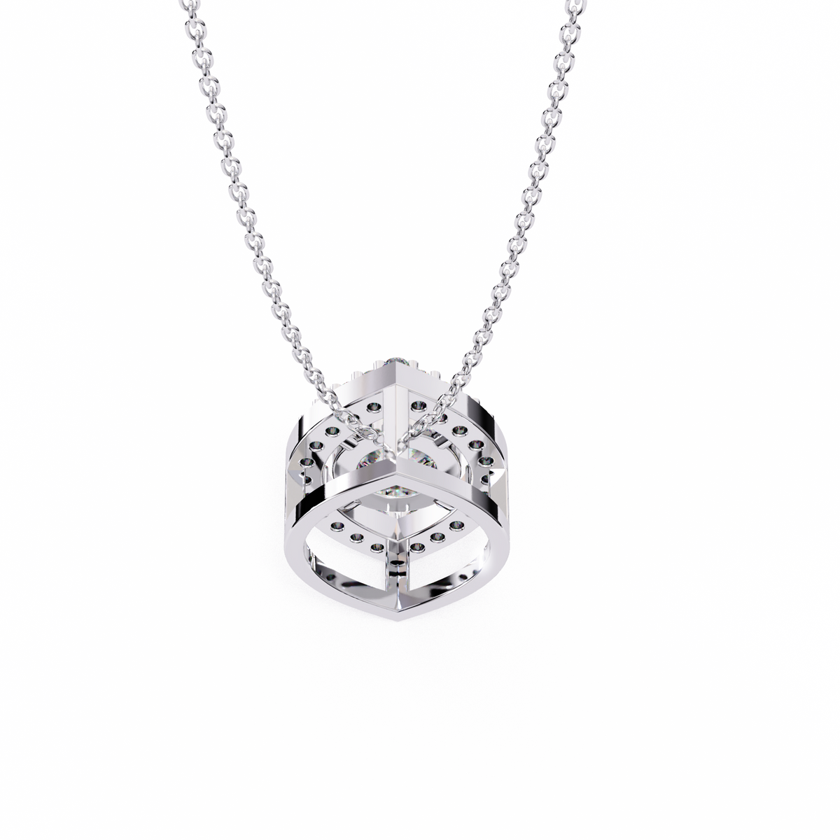 Natural Diamond Pendant