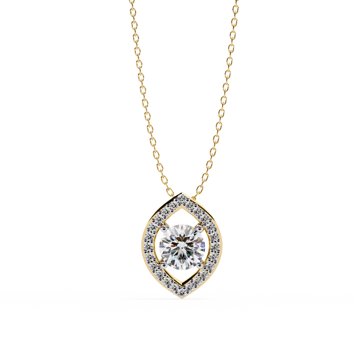 Natural Diamond Pendant