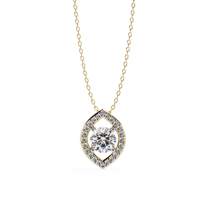 Natural Diamond Pendant