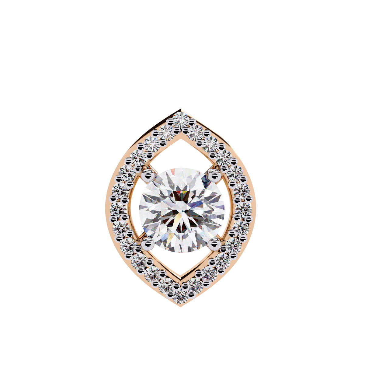 Natural Diamond Pendant