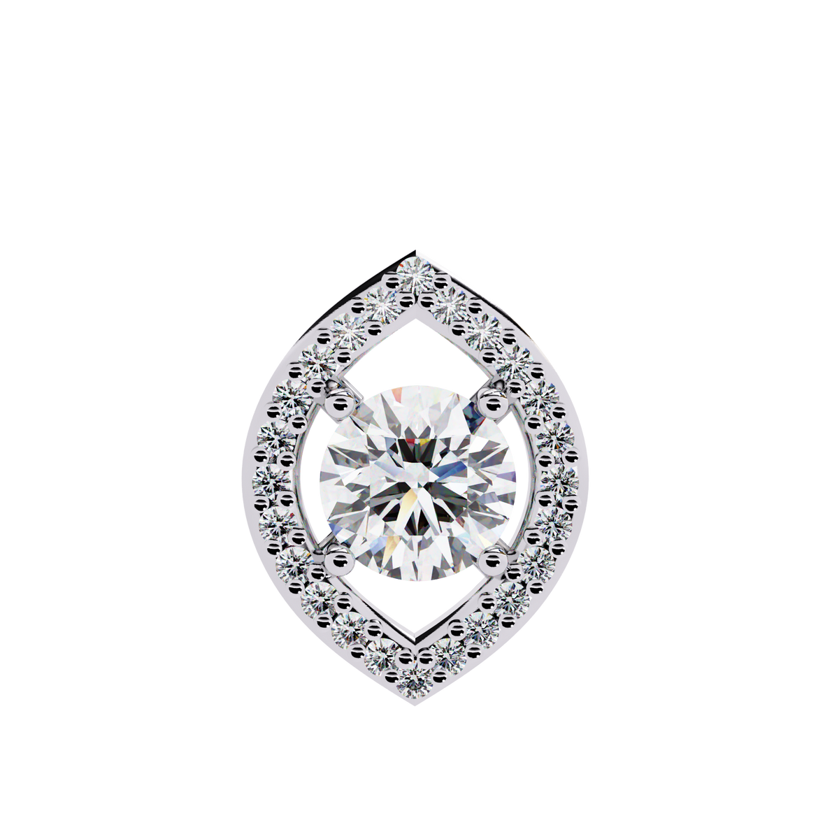 Natural Diamond Pendant