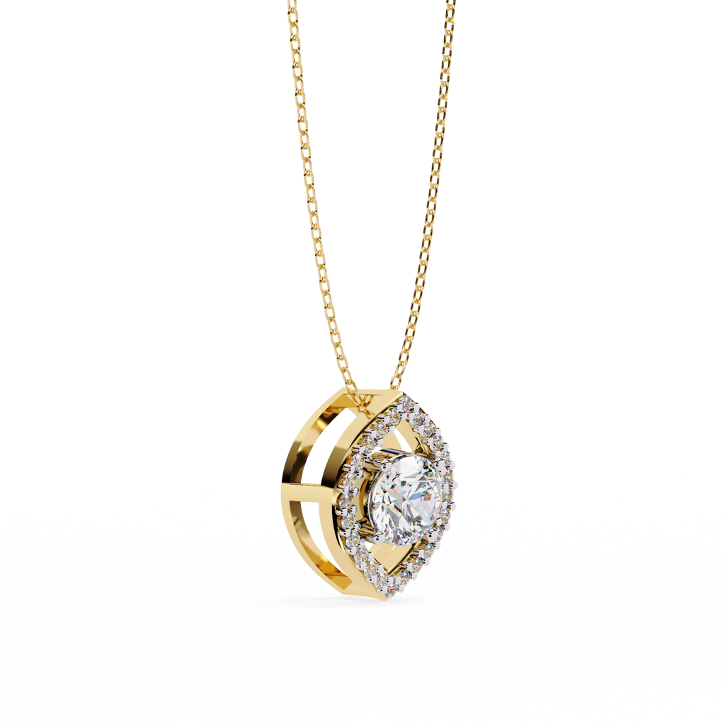 Natural Diamond Pendant