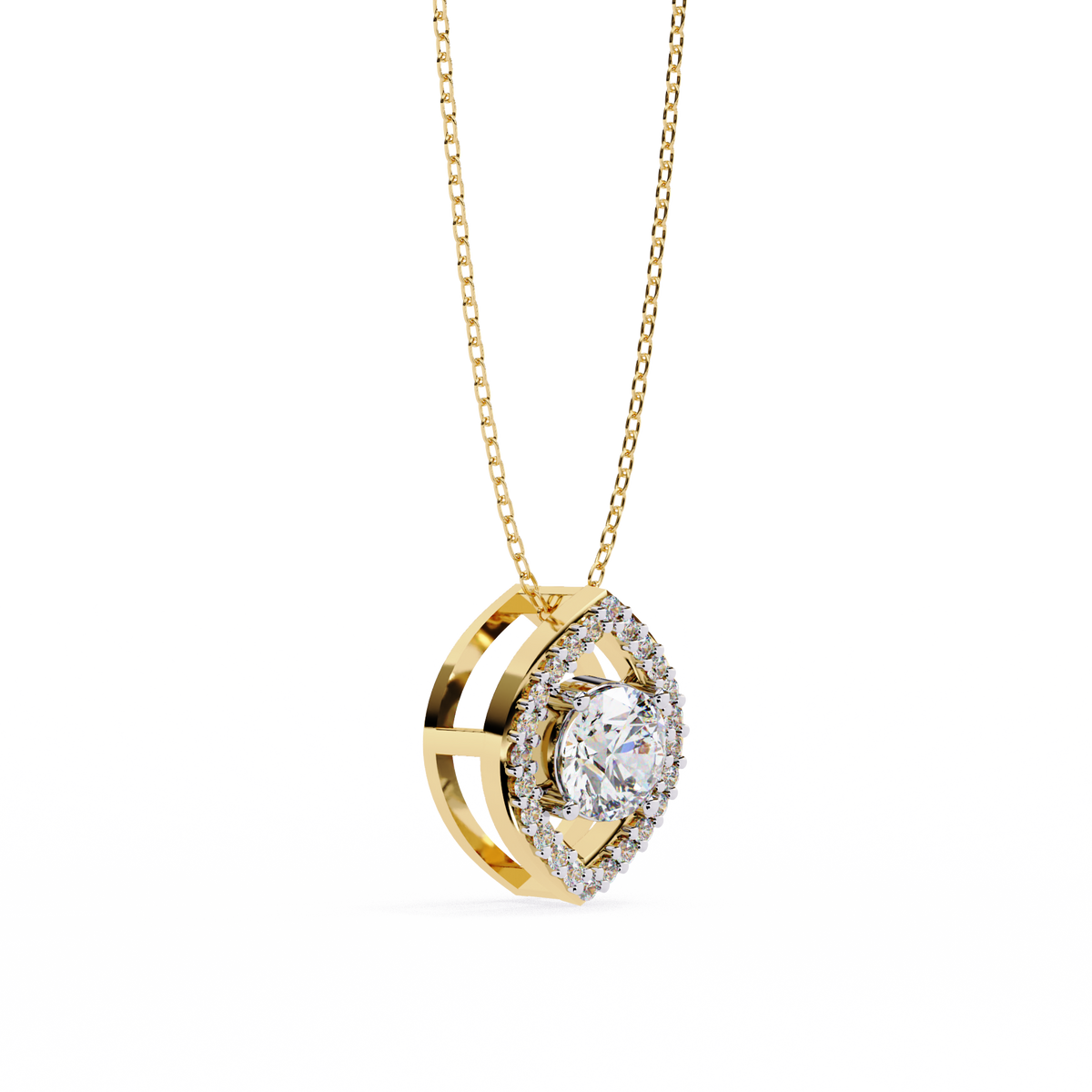 Natural Diamond Pendant