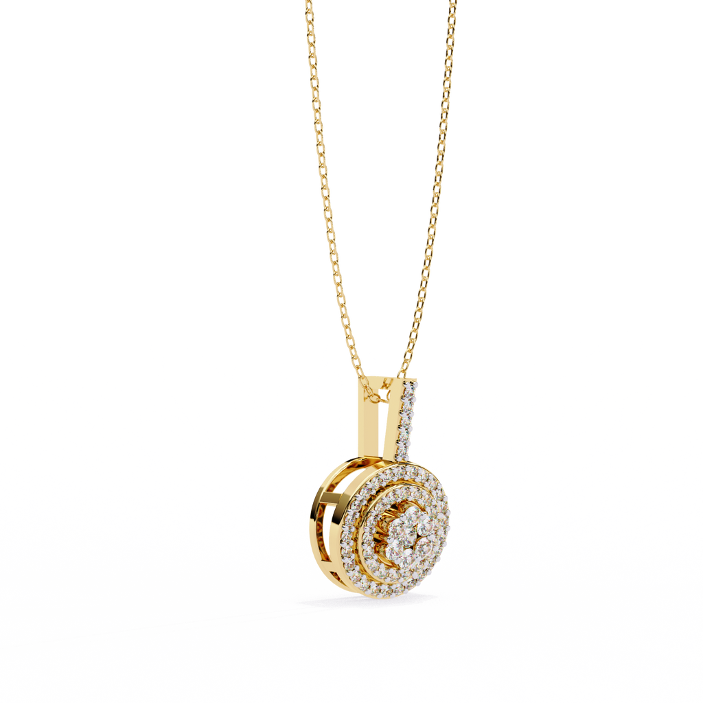 Natural Diamond Eternal Orbit Pendant