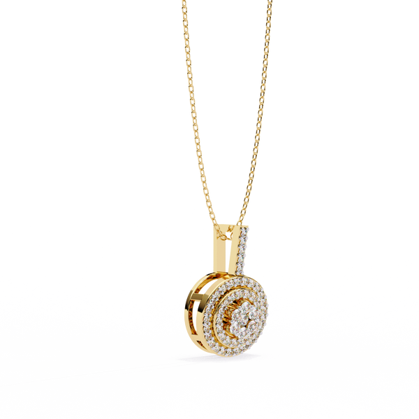 Natural Diamond Eternal Orbit Pendant