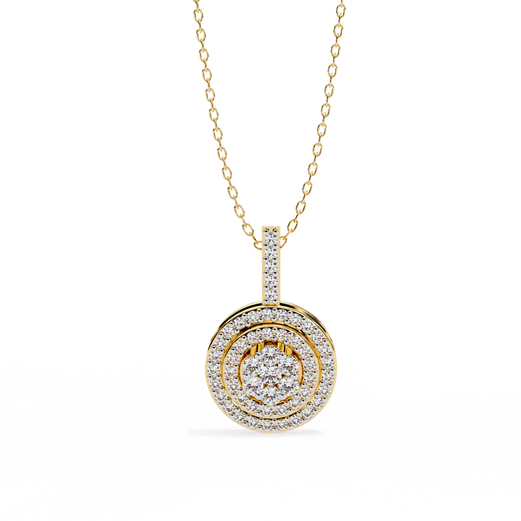 Natural Diamond Eternal Orbit Pendant