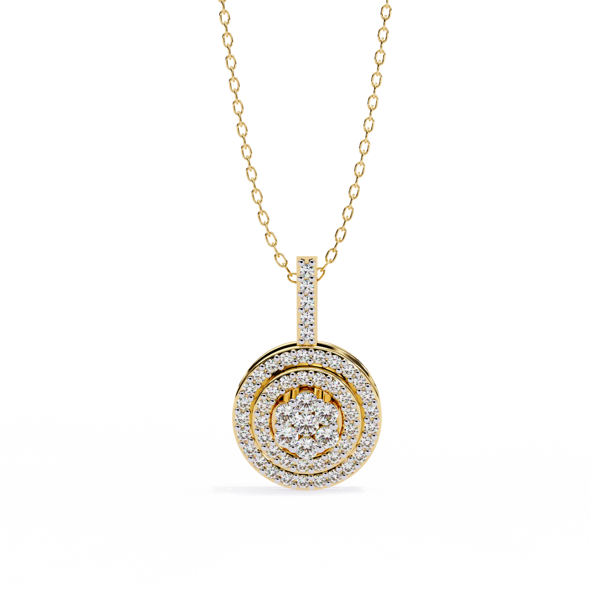 Natural Diamond Eternal Orbit Pendant