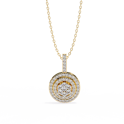 Natural Diamond Eternal Orbit Pendant