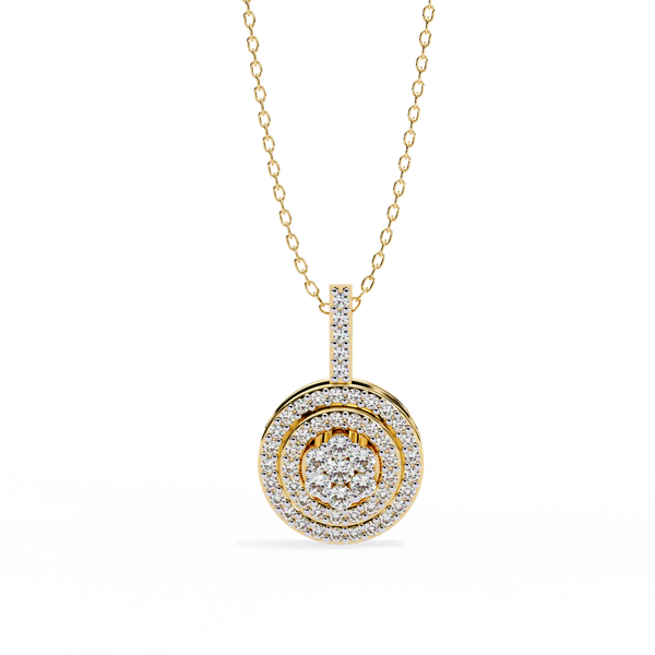 Natural Diamond Eternal Orbit Pendant