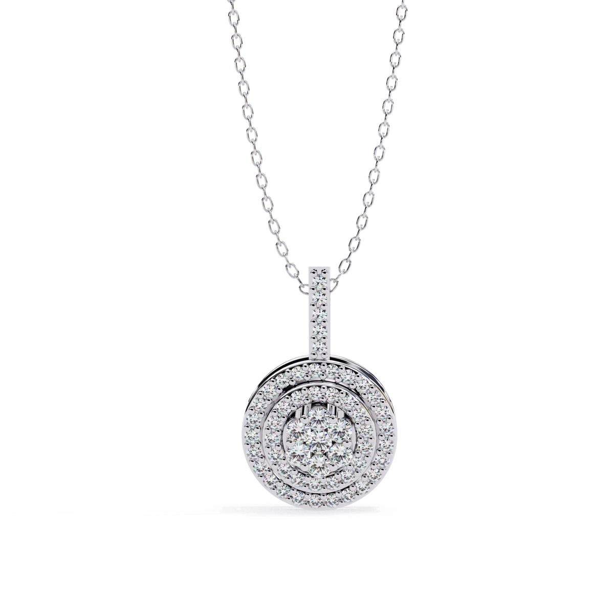 Natural Diamond Eternal Orbit Pendant