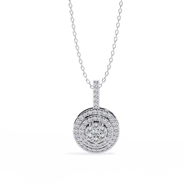 Natural Diamond Eternal Orbit Pendant