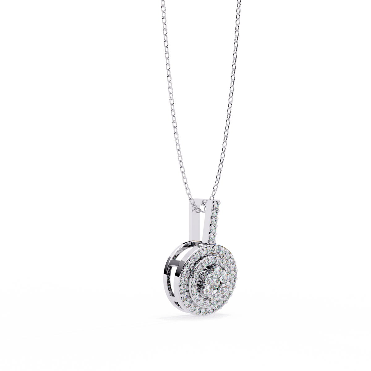 Natural Diamond Eternal Orbit Pendant