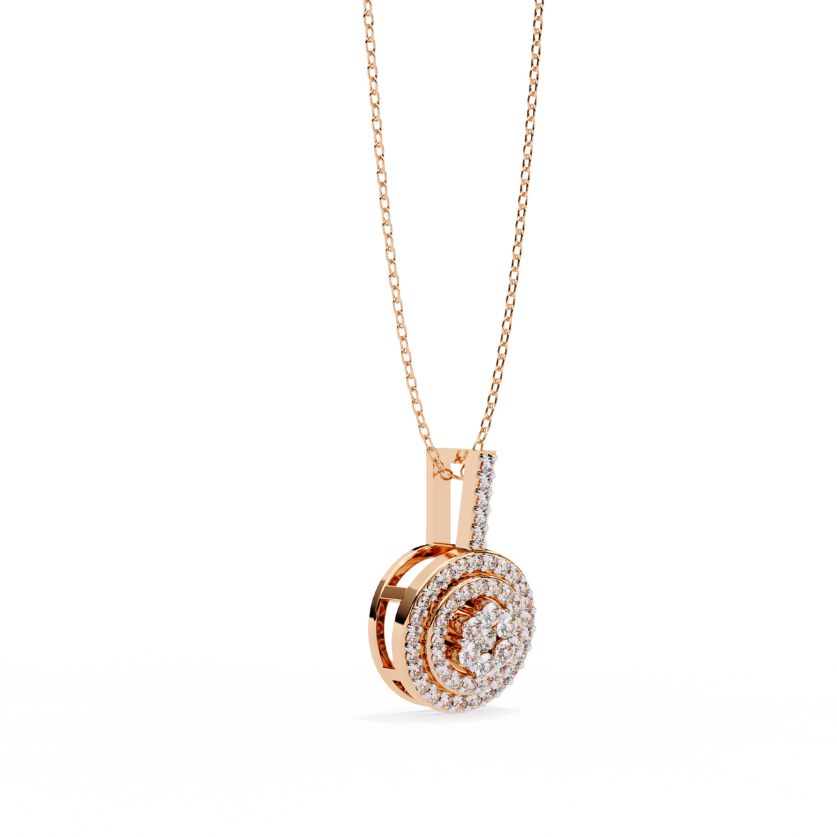 Natural Diamond Eternal Orbit Pendant