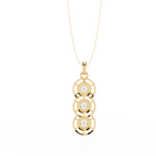 Three Round shape Diamond Pendant