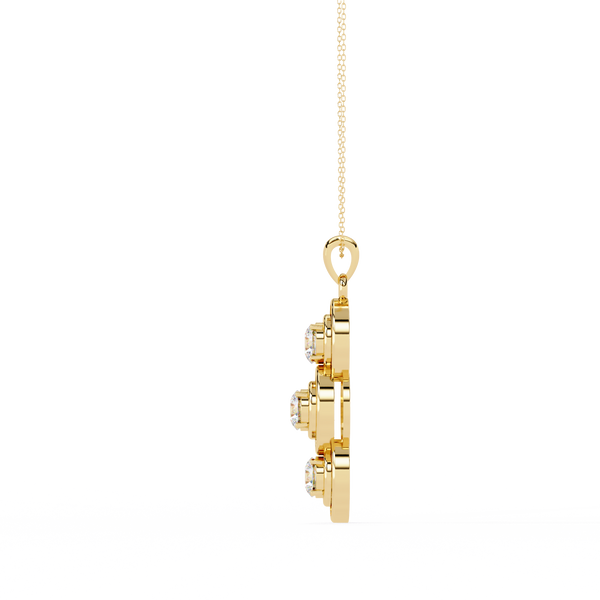 Three Round shape Diamond Pendant