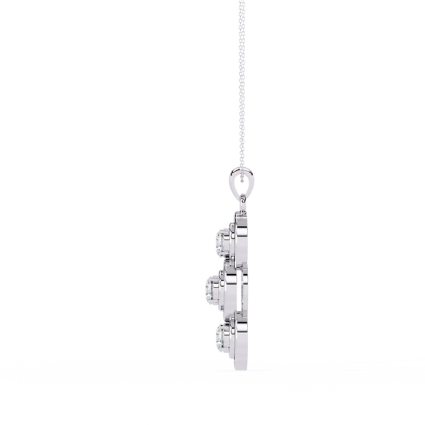 Three Round shape Diamond Pendant