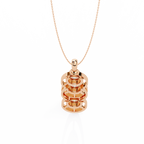 Three Round shape Diamond Pendant