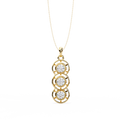 Three Round shape Diamond Pendant