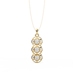 Three Round shape Diamond Pendant