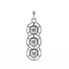 Three Round shape Diamond Pendant