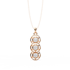 Three Round shape Diamond Pendant