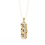 Three Round shape Diamond Pendant