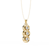 Three Round shape Diamond Pendant