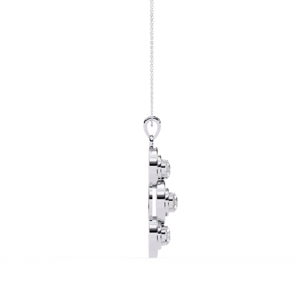 Three Round shape Diamond Pendant