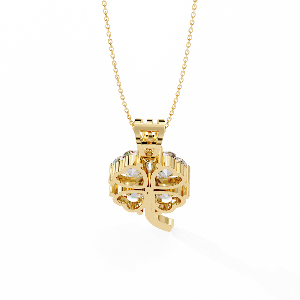 Lucky Bloom Diamond Pendant