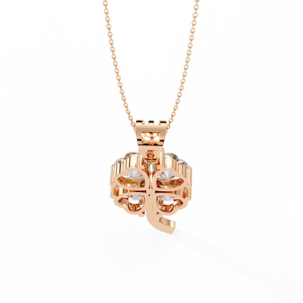 Lucky Bloom Diamond Pendant