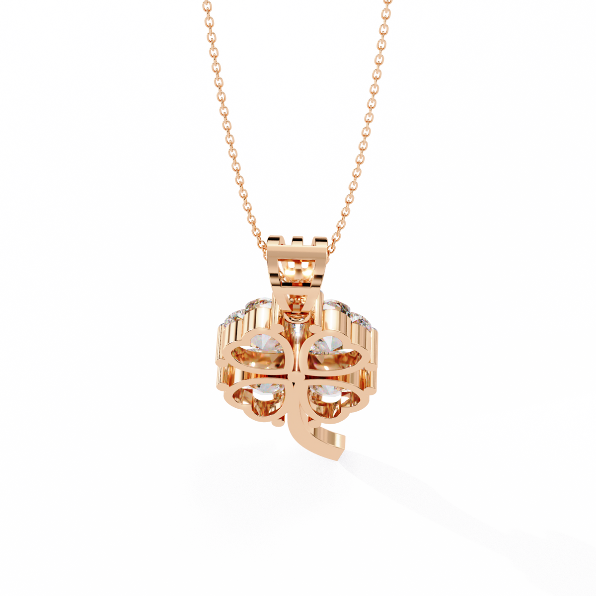 Lucky Bloom Diamond Pendant