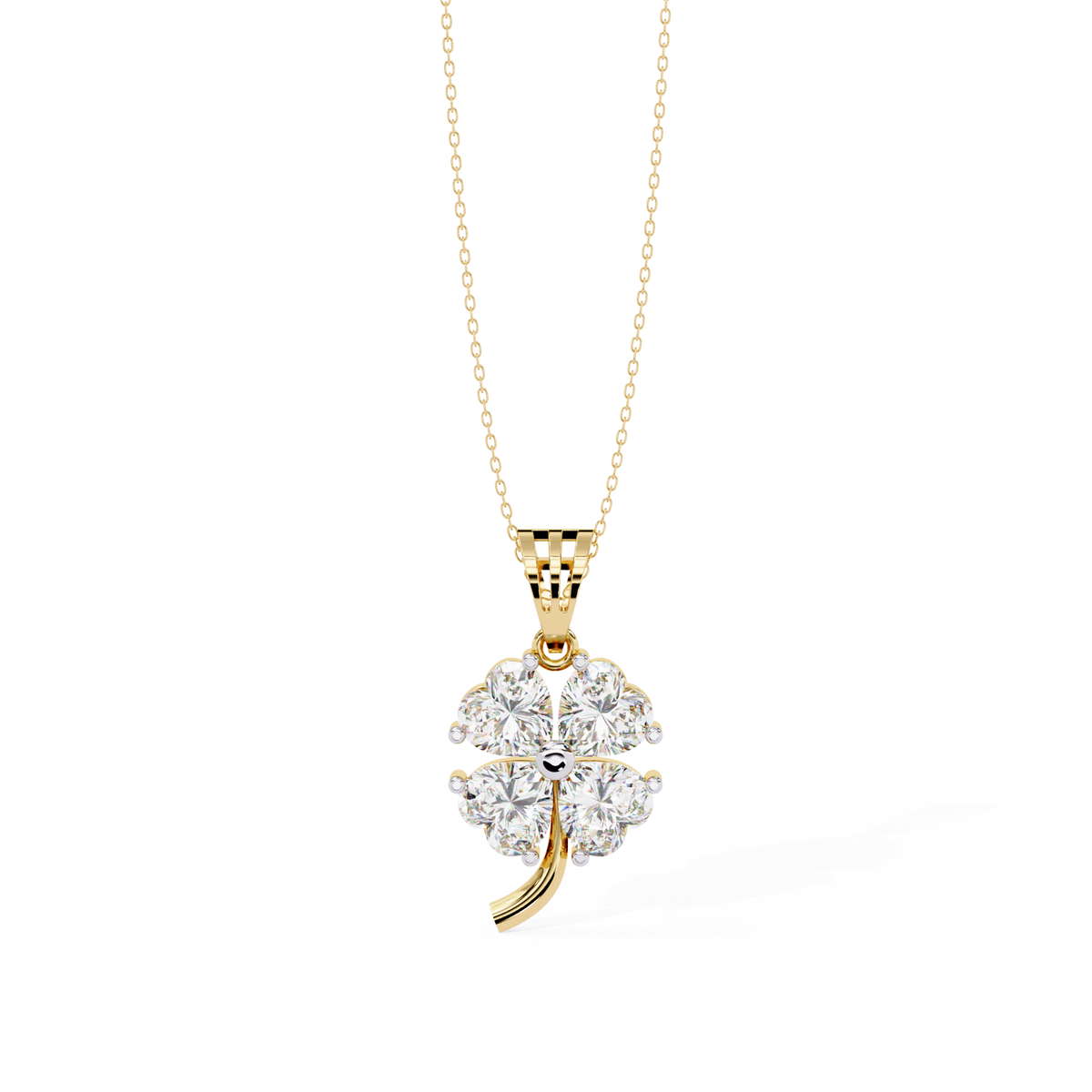 Lucky Bloom Diamond Pendant