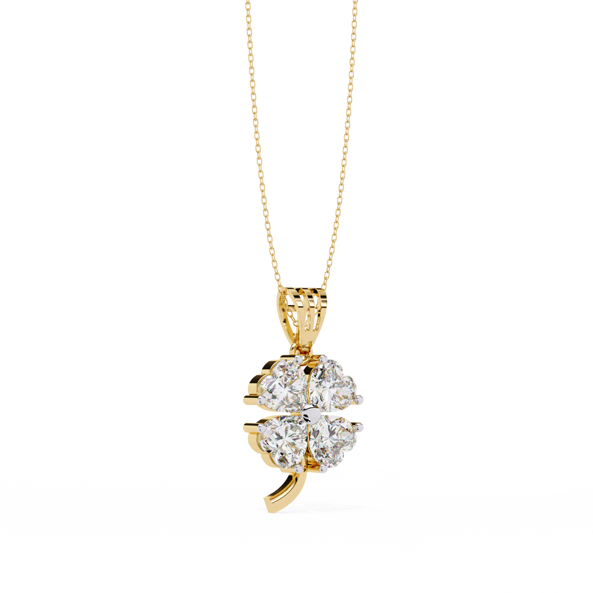 Lucky Bloom Diamond Pendant