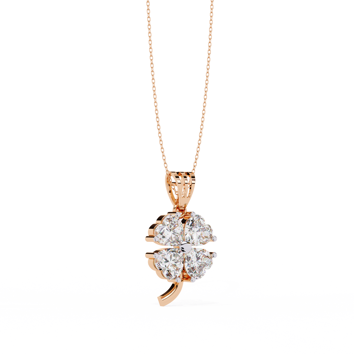 Lucky Bloom Diamond Pendant