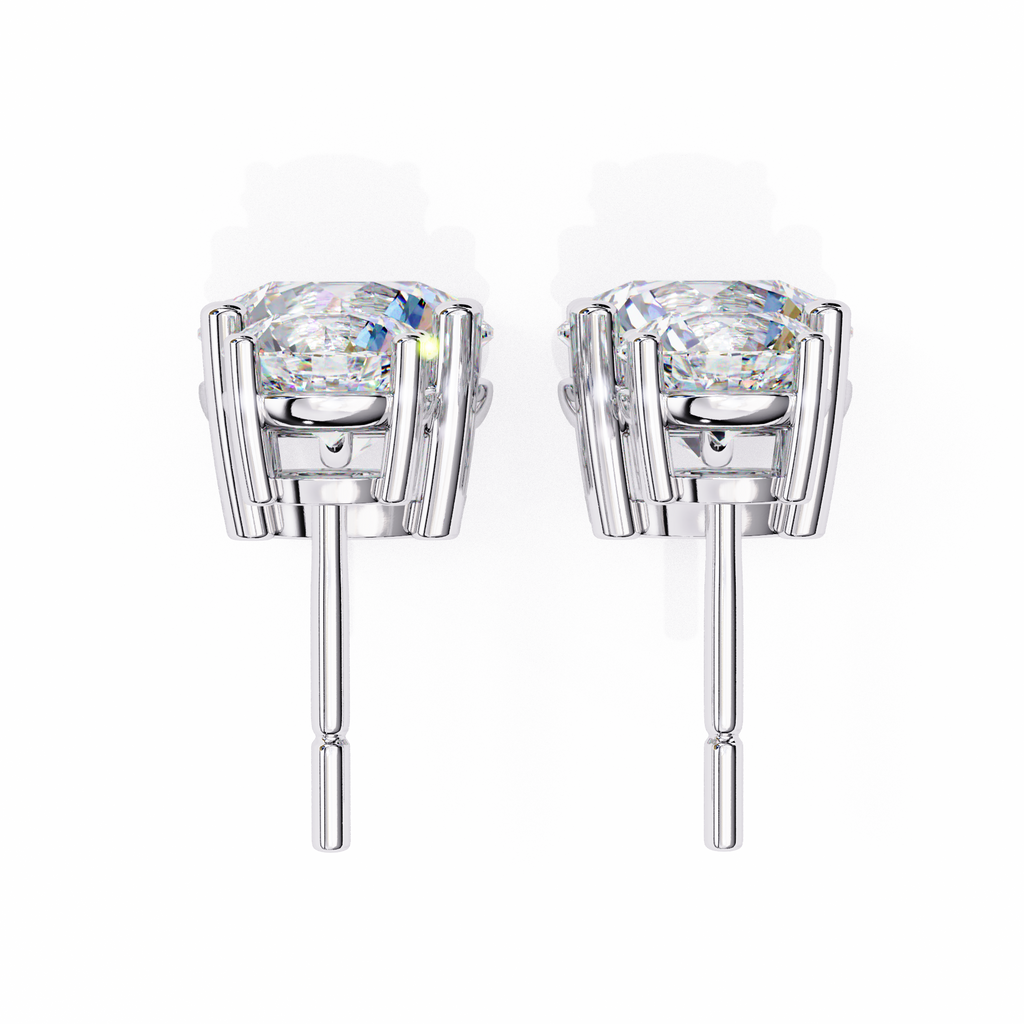 Classic Two-Stone Diamond Drop Earrings