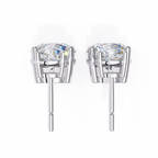 Classic Two-Stone Diamond Drop Earrings